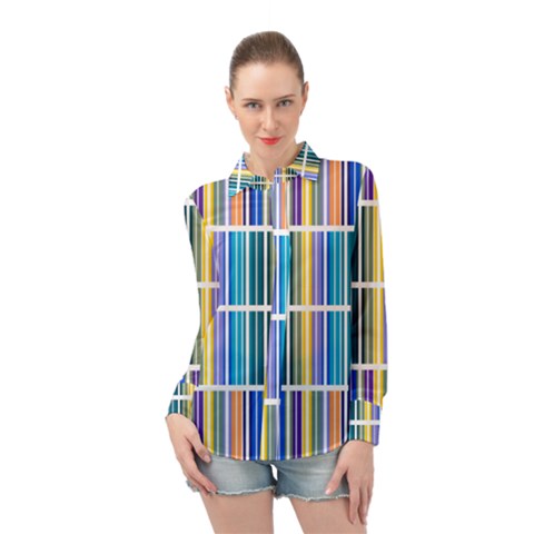 Netzauge Long Sleeve Chiffon Shirt by zappwaits