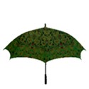 Love The Hearts On Green Golf Umbrellas View3