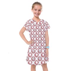 Peppermint Candy Dots Kids  Drop Waist Dress by bloomingvinedesign