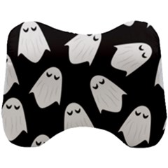 Ghost Halloween Pattern Head Support Cushion by Amaryn4rt