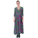 The Most Beautiful Flower Forest On Earth Button Up Maxi Dress View1