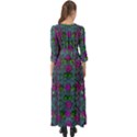 The Most Beautiful Flower Forest On Earth Button Up Maxi Dress View2