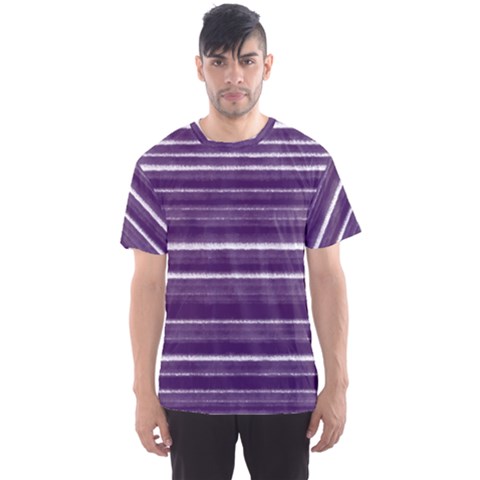 Bandes Peinture Violet  Men s Sports Mesh Tee by kcreatif