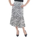 Phone Dial Communication Technology Midi Mermaid Skirt View1