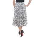 Phone Dial Communication Technology Midi Mermaid Skirt View2