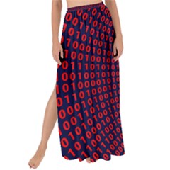 Binary Code Binary Binary System Maxi Chiffon Tie-up Sarong by Wegoenart