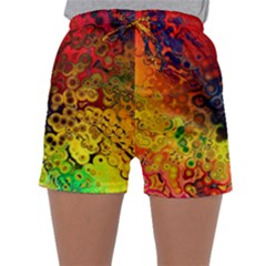 Color Abstract Colorful Art Sleepwear Shorts by Wegoenart