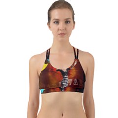 Cute Little Harlequin Back Web Sports Bra by FantasyWorld7