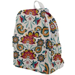 Baatik Print  Top Flap Backpack by designsbymallika