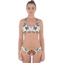 Baatik Print  Cross Back Hipster Bikini Set View1