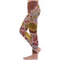 Thanksgiving Pattern Kids  Lightweight Velour Leggings View2