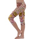 Thanksgiving Pattern Kids  Lightweight Velour Capri Leggings  View2