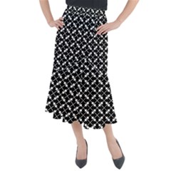 Abstract Background Arrow Midi Mermaid Skirt by HermanTelo