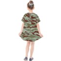 Brown and Green Camo Kids  Smock Dress View2