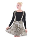 Tan Army Camouflage Suspender Skater Skirt View1