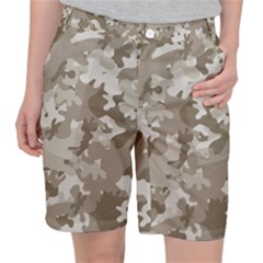 Tan Army Camouflage Pocket Shorts by mccallacoulture