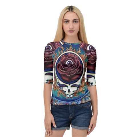 Grateful Dead Ahead Of Their Time Quarter Sleeve Raglan Tee by Sapixe