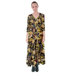 Festive And Celebrate In Good Style Button Up Maxi Dress by pepitasart