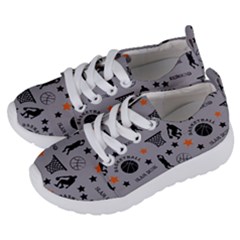 Slam Dunk Basketball Gray Kids  Lightweight Sports Shoes by mccallacoulturesports