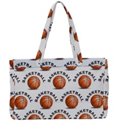 Orange Basketballs Canvas Work Bag by mccallacoulturesports