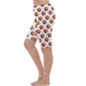 Orange Basketballs Cropped Leggings  View2