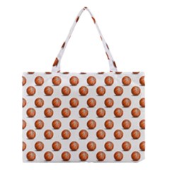 Orange Basketballs Medium Tote Bag by mccallacoulturesports