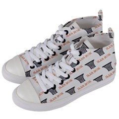 Slam Dunk Baskelball Baskets Women s Mid-top Canvas Sneakers by mccallacoulturesports