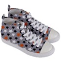 All Star Basketball Women s Mid-Top Canvas Sneakers View3