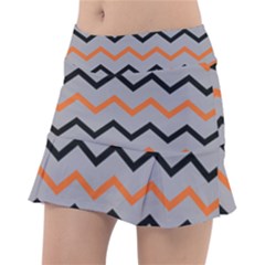 Basketball Thin Chevron Tennis Skorts by mccallacoulturesports