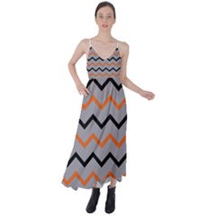 Basketball Thin Chevron Tie Back Maxi Dress by mccallacoulturesports