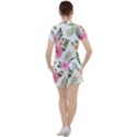 pink tulips Women s Tee and Shorts Set View2