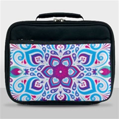 Mandala Blue Lunch Bag by designsbymallika