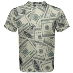 100 Dollar Bills Men s Cotton Tee by myuique