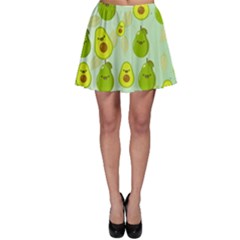 Avocado Love Skater Skirt by designsbymallika