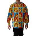 Cute Tiger Pattern Kids  Hooded Windbreaker View1