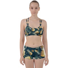 Pattern Ananas Tropical Perfect Fit Gym Set by kcreatif