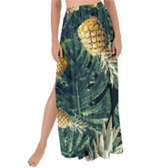 Pattern Ananas Tropical Maxi Chiffon Tie-up Sarong by kcreatif