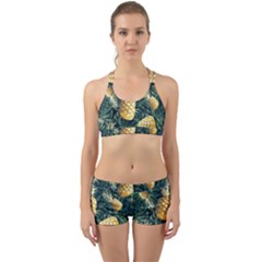 Pattern Ananas Tropical Back Web Gym Set by kcreatif