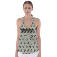 Army Green Hand Grenades Babydoll Tankini Top by McCallaCoultureArmyShop