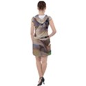 Close Up Mushroom Abstract Drawstring Hooded Dress View2