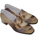 Close Up Mushroom Abstract Women s Chunky Heel Loafers View3