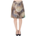 Close Up Mushroom Abstract Velvet High Waist Skirt View1