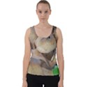 Close Up Mushroom Abstract Velvet Tank Top View1