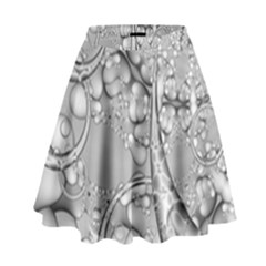 Illustrations Entwine Fractals High Waist Skirt by HermanTelo