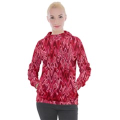 Background Abstract Surface Red Women s Hooded Pullover by HermanTelo