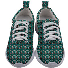 Chrix Pat Teal Kids Athletic Shoes by snowwhitegirl