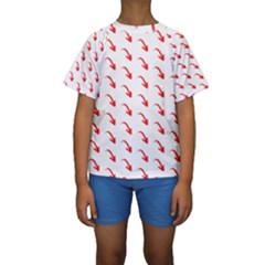 Create Your Own Custom Online Full Print Blank Template Kids  Short Sleeve Swimwear by startdesign