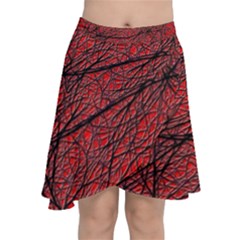 Neurons Cells Train Link Brain Chiffon Wrap Front Skirt by HermanTelo