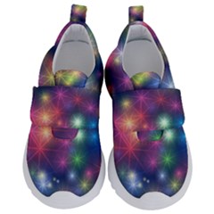 Abstract Background Graphic Space Kids  Velcro No Lace Shoes by Bajindul