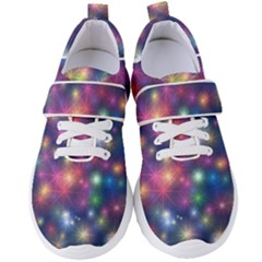 Abstract Background Graphic Space Women s Velcro Strap Shoes by Bajindul